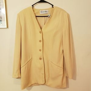 Light Yellow Vintage Blazer